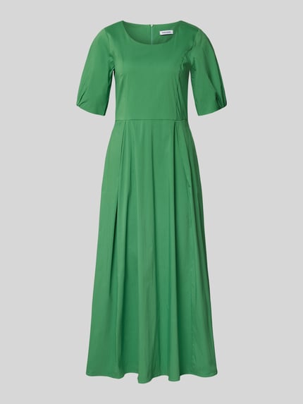 MORE & MORE Midikleid mit Raffungen Gruen 2