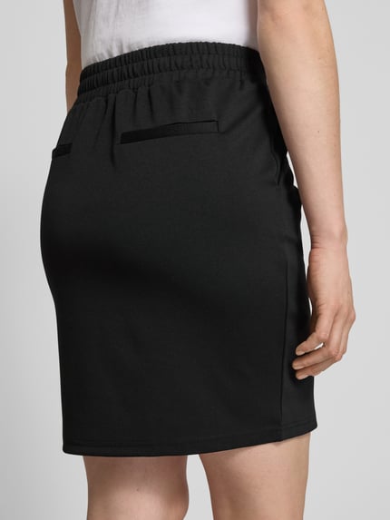 ICHI Minirock mit elastischem Bund Modell 'Kate' Black 3