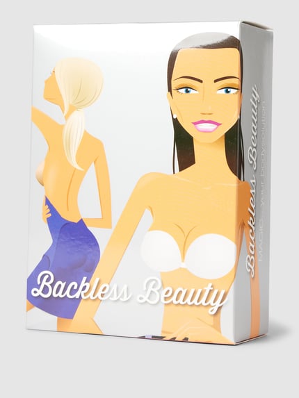 MAGIC Bodyfashion Beha met push-up-effect, model 'Backless Beauty' Zwart - 4