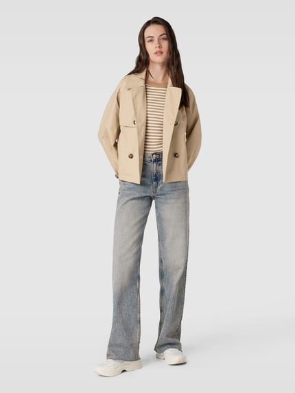 OPUS Trenchcoat mit Umlegekragen Modell 'Halita' Beige 1