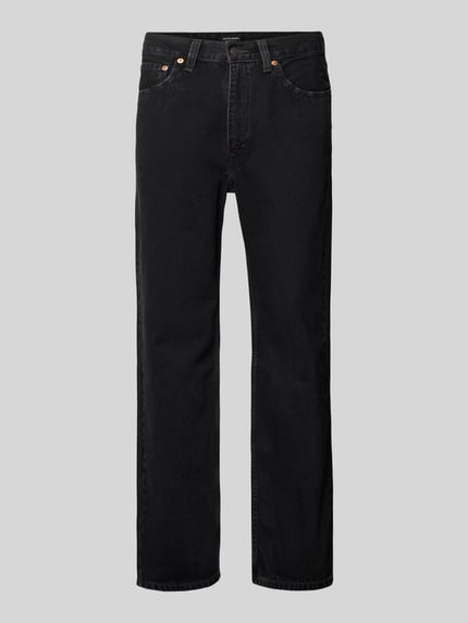 Loose straight fit jeans met steekzakken Shop The Look MANNEQUINE