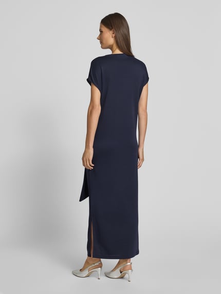 Rich & Royal Maxikleid aus Lyocell-Mix mit Knotendetail Marine 5