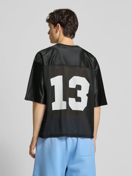 REVIEW Trikot mit Label-Stitching Black 5