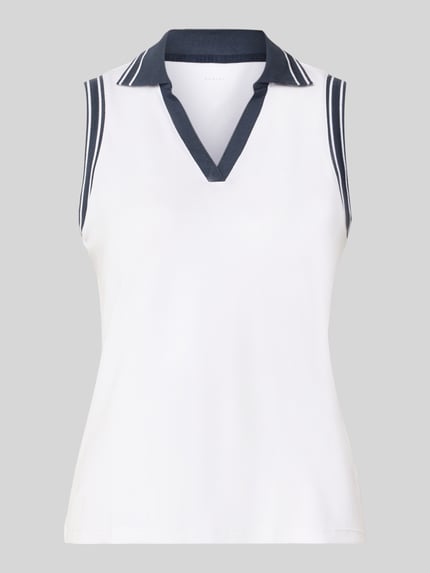Regular Fit Poloshirt aus Lyocell-Mix Modell 'Isaac' Shop The Look MANNEQUINE