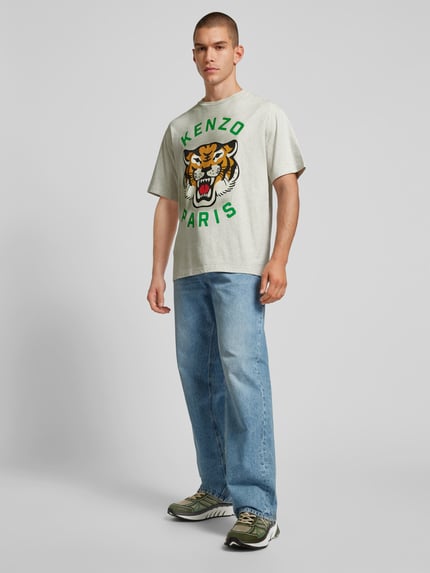 Kenzo Sneakersy z wiązaniem Khaki 1