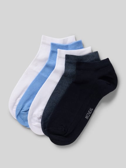 Produktfoto, Sneakersocken aus Baumwoll-Mix in 5er-Pack von MCNEAL, elastyczne ściągacze, wyhaftowane logo, mieszanka bawełny, różne kolory