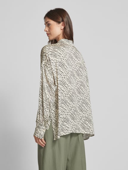 DRYKORN Overhemdblouse van viscose, model 'CLOELIA' Ecru - 5