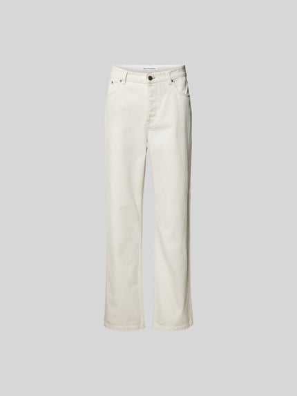 Jeansy o kroju relaxed fit z czystej wiskozy Shop The Look MANNEQUINE