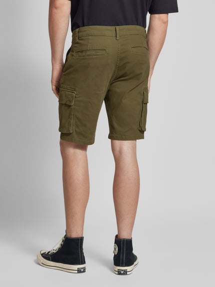 ONLY & SONS Regular Fit Cargoshorts mit Gürtelschlaufen Modell 'CAM' Khaki 5