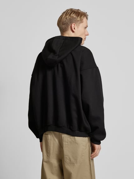 Weekday Hoodie mit Känguru-Tasche Modell 'Leon' Black 5