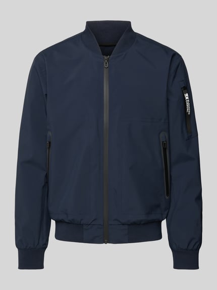 s.Oliver RED LABEL Regular Fit Blouson mit Stehkragen Dunkelblau 2