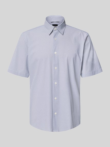 BOSS Regular Fit Businesshemd mit kurzem Arm Modell 'P-LIAM' Weiss 2