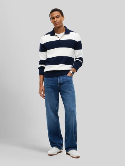 Tommy Jeans Pullover mit Logo-Detail Marine 1