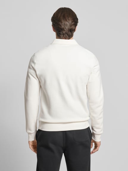 Polo Ralph Lauren Fleecepullover mit Label-Stitching Modell 'MAGIC POLY FLEECE' Offwhite 5