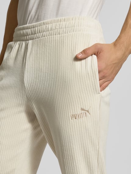 PUMA Performance Cordhose mit elastischem Bund Offwhite 3