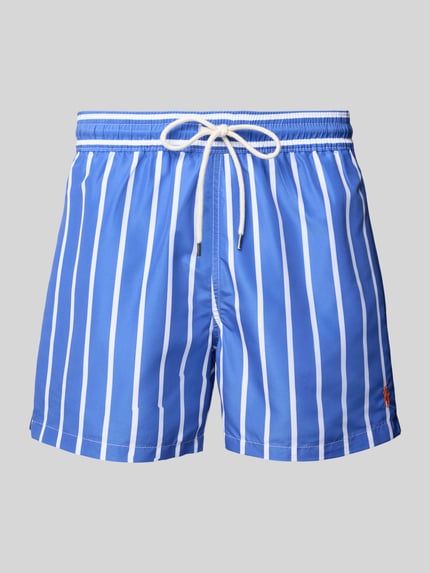 Polo Ralph Lauren Relaxed Fit Badeshorts mit Tunnelzug Modell 'TRAVELER' Royal 1