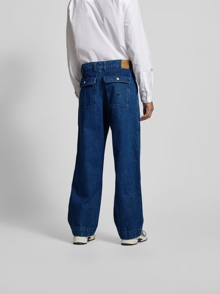 MAISON KITSUNÉ Jeansy z wpuszczanymi kieszeniami Jeansowy niebieski 5