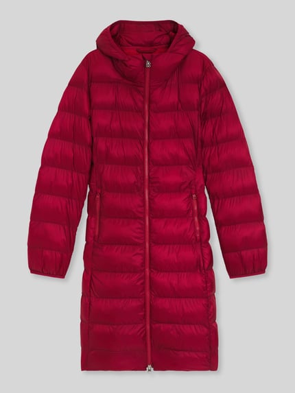 HUGO Regular Fit Steppmantel mit Kapuze Rot 2