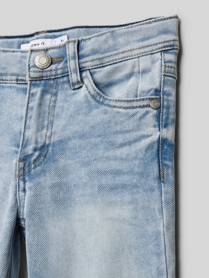 NAME IT Slim fit jeans met viscose, model 'THEO' Lichtblauw - 2