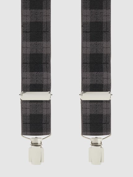 Willen Hosenträger in X-Form Anthrazit 1
