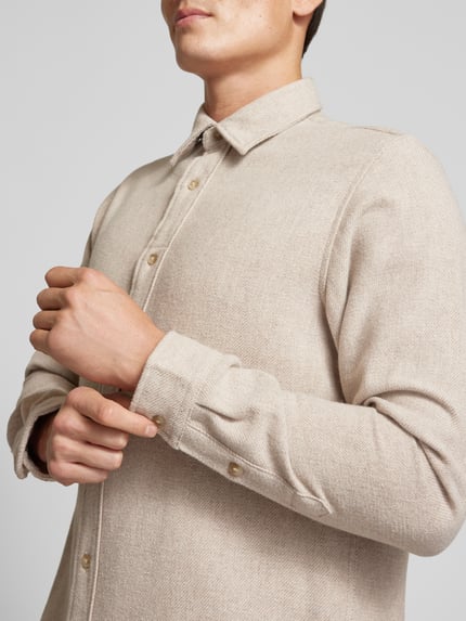 JACK & JONES Premium Freizeithemd mit Kentkragen Modell 'REGENT' Offwhite 3