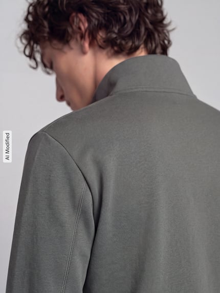 G-Star RAW Bluza rozpinana z detal z logo Średnioszary 3
