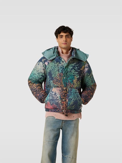 Billionaire Boys Club Kurtka puchowa z odpinanym kapturem Niebieski 4