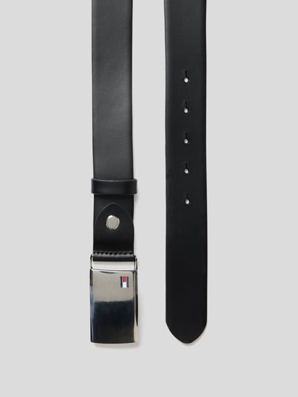 Tommy Hilfiger Ledergürtel mit Pinschließe Black 3
