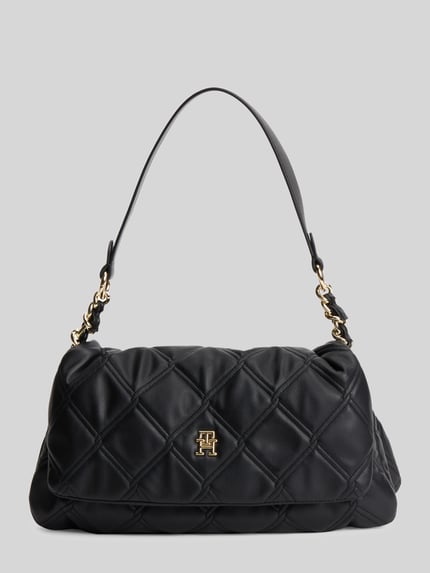 Tommy Hilfiger Henkeltasche mit Ketten-Details und Logo-Detail Black 2