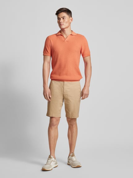 Michael Kors Korte regular fit broek met riemlussen Kaki - 1