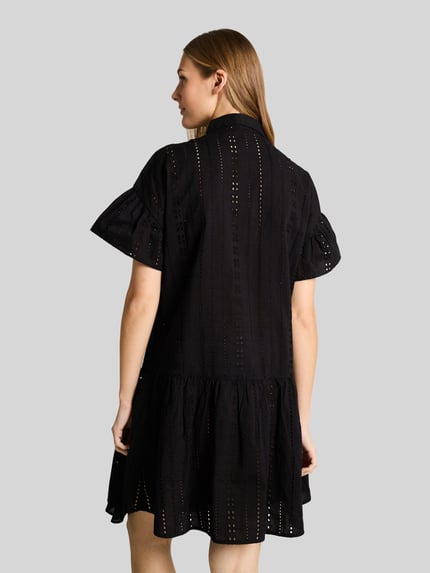 Tom Tailor Denim Freizeitkleid aus reiner Baumwolle Black 5