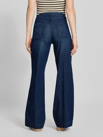 ANGELS Stoffhose mit 5-Pocket-Design Modell 'Ornella' Dunkelblau 5