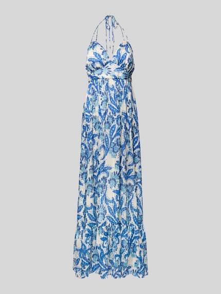 SWING Avondjurk met tailleband Blauw - 2
