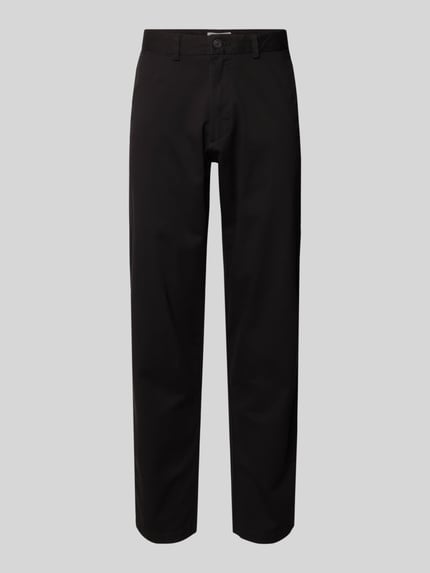 JACK & JONES Chino o kroju relaxed fit z kieszeniami z tyłu model 'KANE' Czarny 2