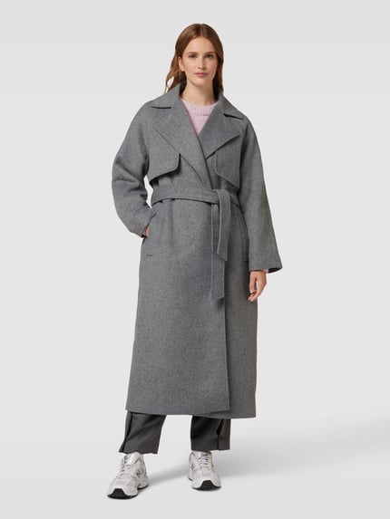 Natalie Oettgen X P&C* Mantel mit Gürtel - Natalie Oettgen X P&C* Silber Melange 4