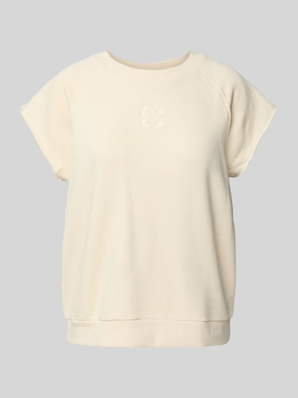 My Essential Wardrobe T-Shirt mit Kappärmeln Modell 'Sara' Beige 2