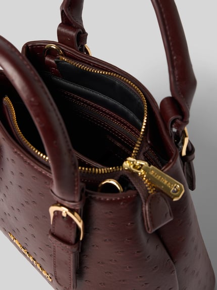 Valentino Bags Henkeltasche mit abnehmbarem Schulterriemen Dunkelbraun 4