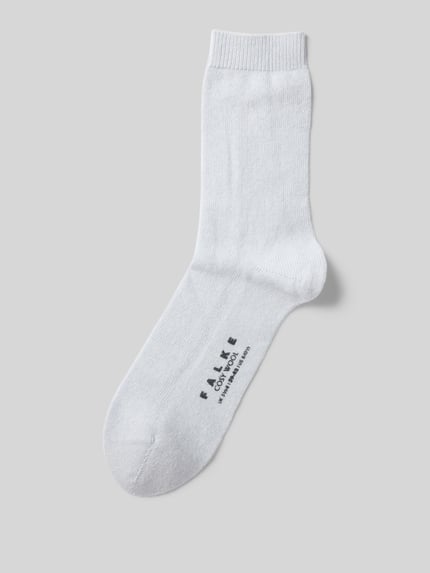FALKE Sokken met hoogwaardige mix van wol en kasjmier, model 'COSY WOOL' Lichtblauw - 1
