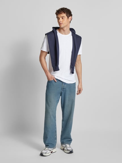 ONLY & SONS T-Shirt mit Rundhalsausschnitt Modell 'BENNE' Weiss 1