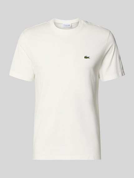 Regular Fit T-Shirt aus reiner Baumwolle Shop The Look MANNEQUINE