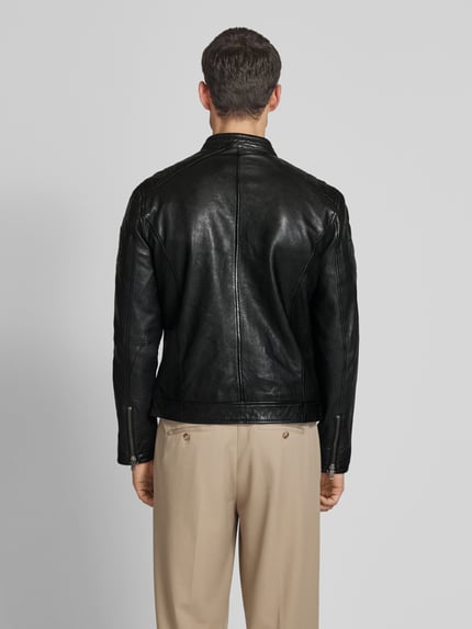 MAURITIUS Jacke aus Lammleder Modell 'Derry' Black 5