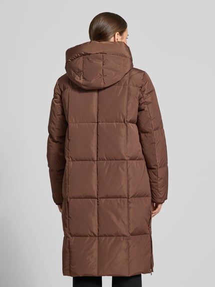 MOS MOSH Pikowany płaszcz o kroju regular fit model 'Nova' Ciemnobrązowy 5