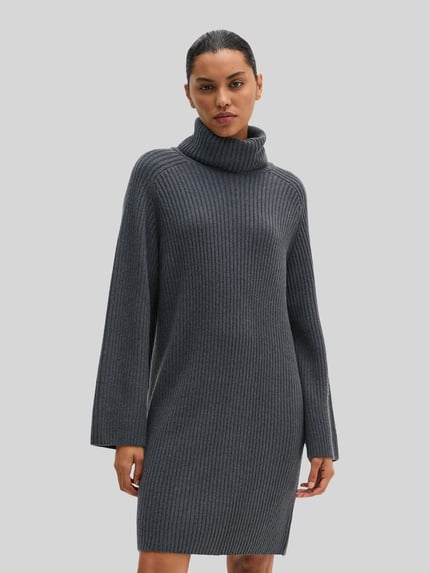 Marc O'Polo Strickkleid mit Rollkragen Anthrazit 4