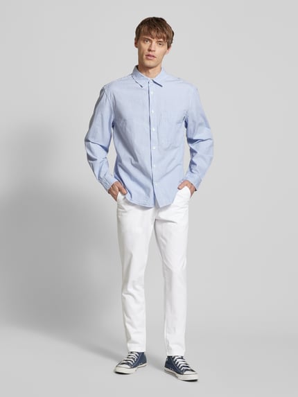 JACK & JONES Slim Fit Chino mit Gürtelschlaufen Modell 'MARCO BOWIE' Weiss 1