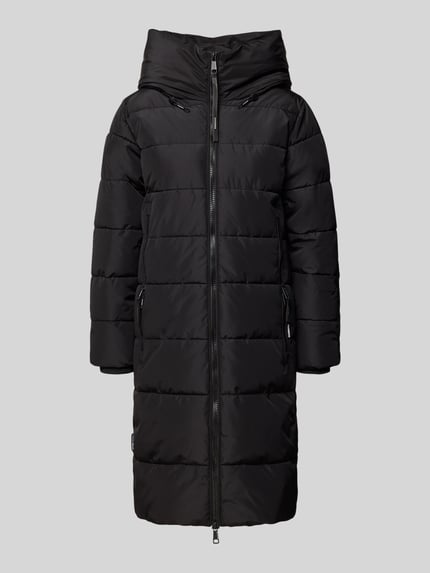 khujo Regular Fit Puffer Jacket mit gefüttertem Stehkragen Modell 'Jilia' Black 2