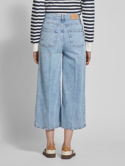 Tommy Hilfiger Jeansy o kroju regular fit z szeroką nogawką z czystej bawełny Jeansowy niebieski 5