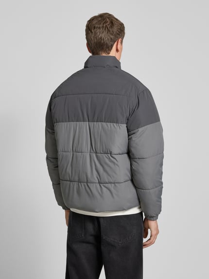 JACK & JONES Gewatteerd jack met opstaande kraag, model 'MAZE' Middengrijs - 5