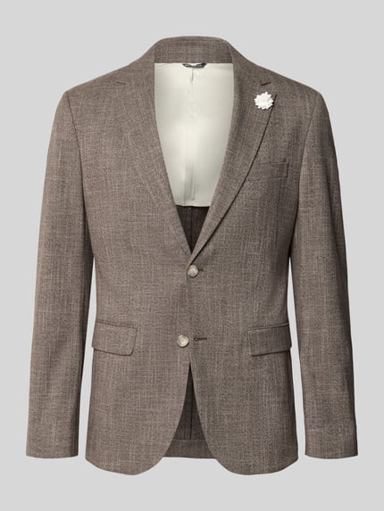 Slim Fit 2-Knopf-Sakko mit Reverskragen Shop The Look MANNEQUINE