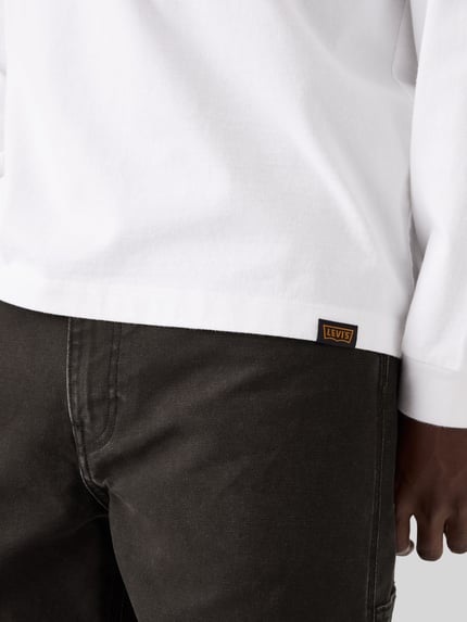 Levi's® relaxed fit shirt met lange mouwen van puur katoen Wit - 3
