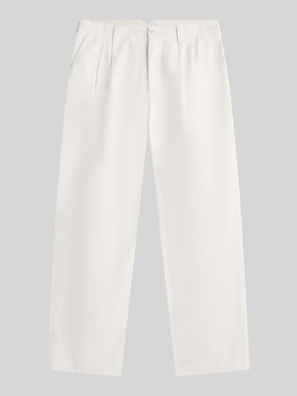 Productfoto, Loose Fit Hose met bandplooien van Tommy Hilfiger, effen kleuren, pure katoen, knoopsluiting, steekzakken, klepzak.